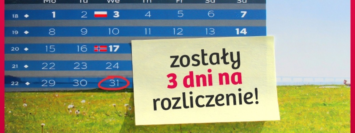Zostały już tylko 3 dni na rozliczenie podatku