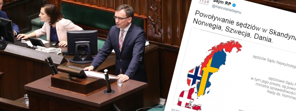 Walki o sądy ciąg dalszy. Polski rząd powołuje się... na Skandynawię