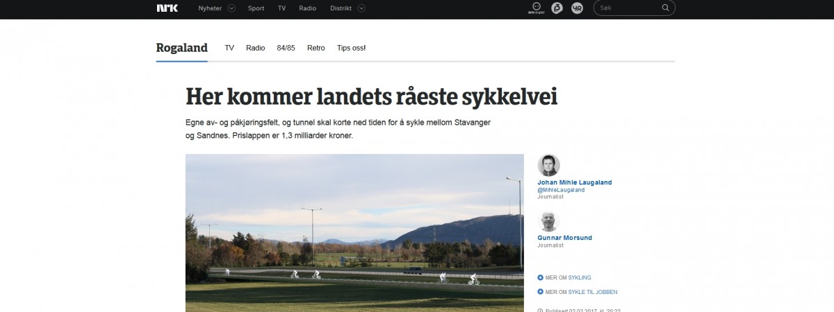 Oddzielne wjazdy i wyjazdy, tunele – tak będzie wyglądać droga rowerowa za 1,3 miliarda koron