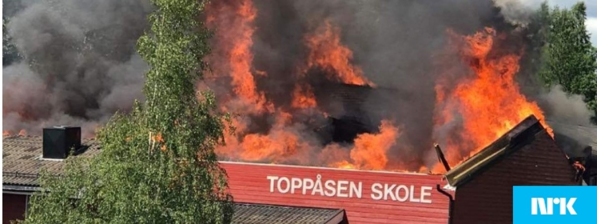 Płonęła szkoła. Policja podejrzewa podpalenie