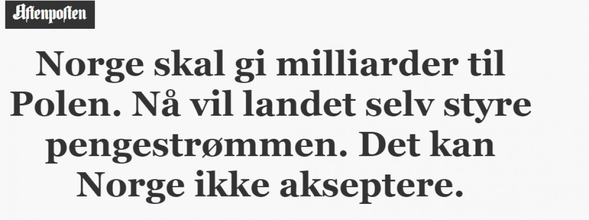 Spór o norweskie dotacje dzieli Polaków. Protestujący proszą Królestwo o reakcję