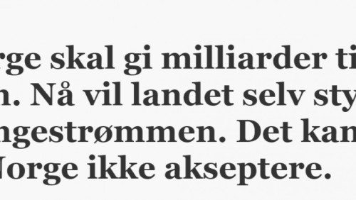 Spór o norweskie dotacje dzieli Polaków. Protestujący proszą Królestwo o reakcję