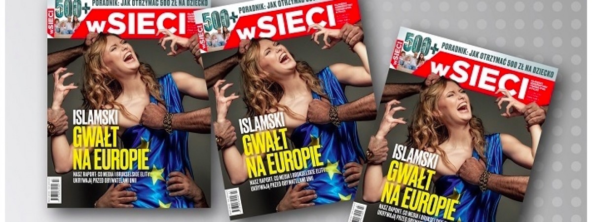 „Rasistowska i ksenofobiczna Polska” – Norwegowie komentują kontrowersyjną okładkę „wSieci”