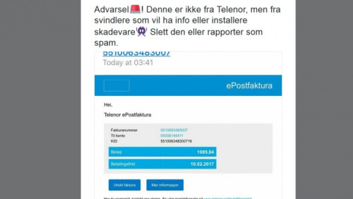 Telenor ostrzega przed oszustwem: „Nie otwierajcie tej faktury!‟
