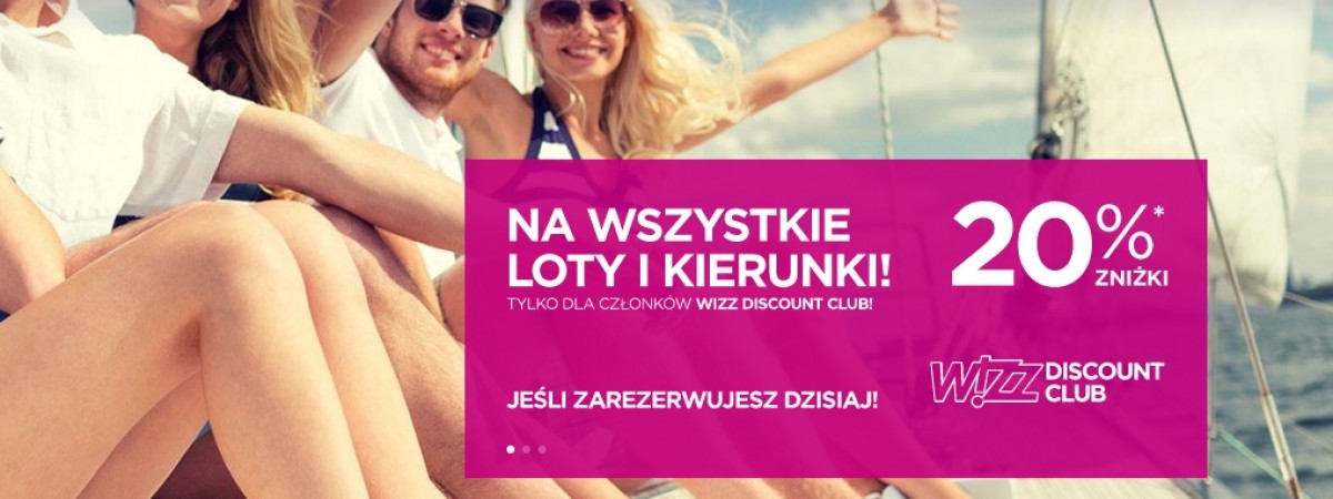 Wielka obniżka w Wizz air: -20 proc. na wszystkie kierunki