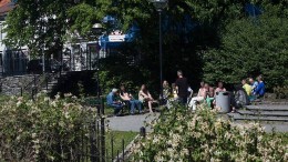 Narkomani w centrum Bergen