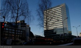 Ewakuacja budynku KPMG w Oslo