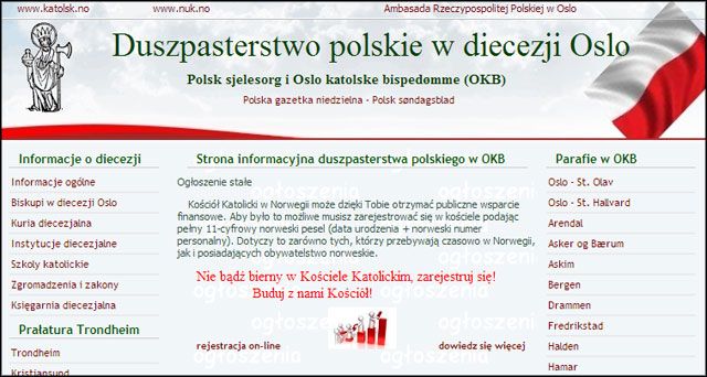 Gwałtowny wzrost liczby katolików w Norwegii