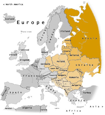 Europa Wschodnia Europa Wschodnia
