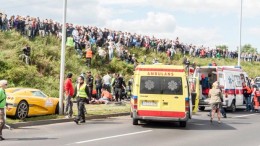 Wypadek na Gran Turismo w Poznaniu: Norweg wjechał w widzów