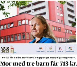 60 500 Norwegów żyje na granicy ubóstwa