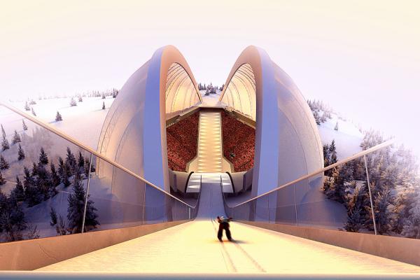 Słynna skocznia Holmenkollen budowana jest w... Polsce