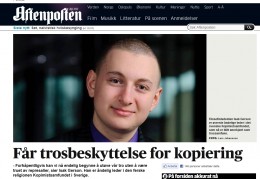 Piracenie danych chronione jako rytuał religijny?