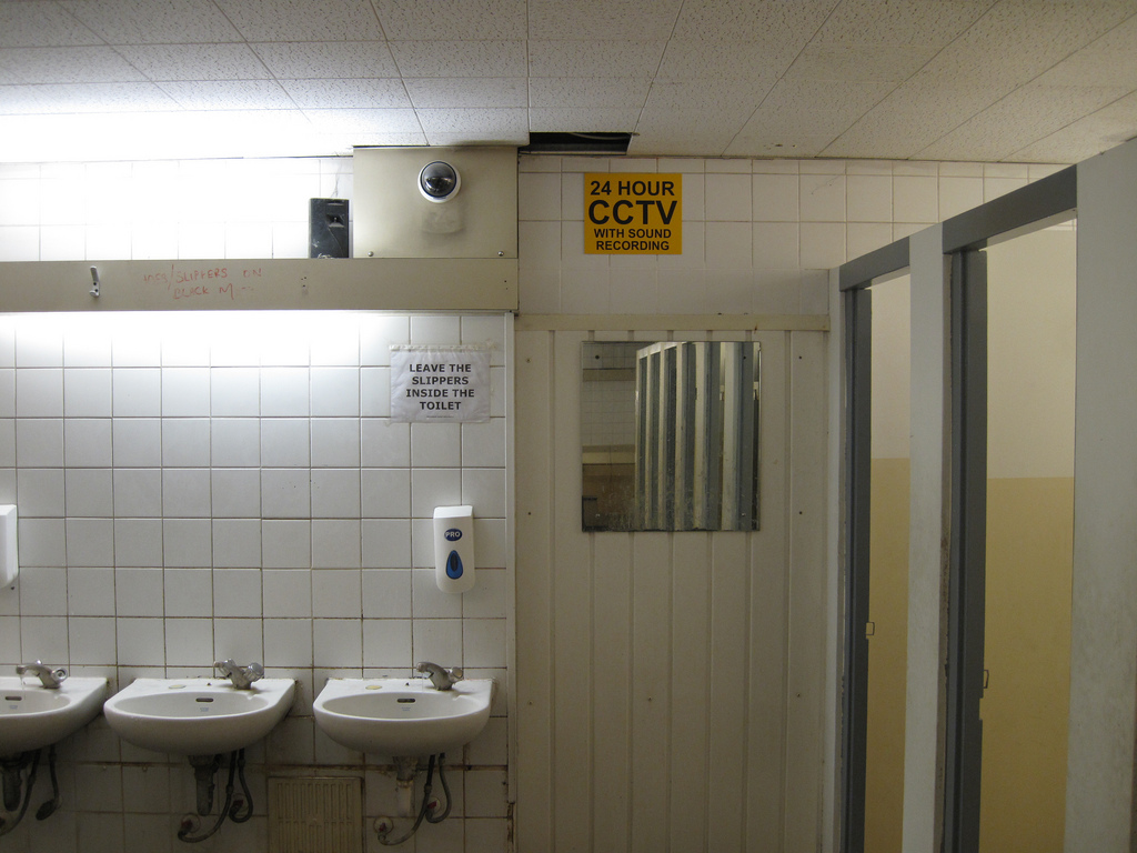 CCTV w toalecie
