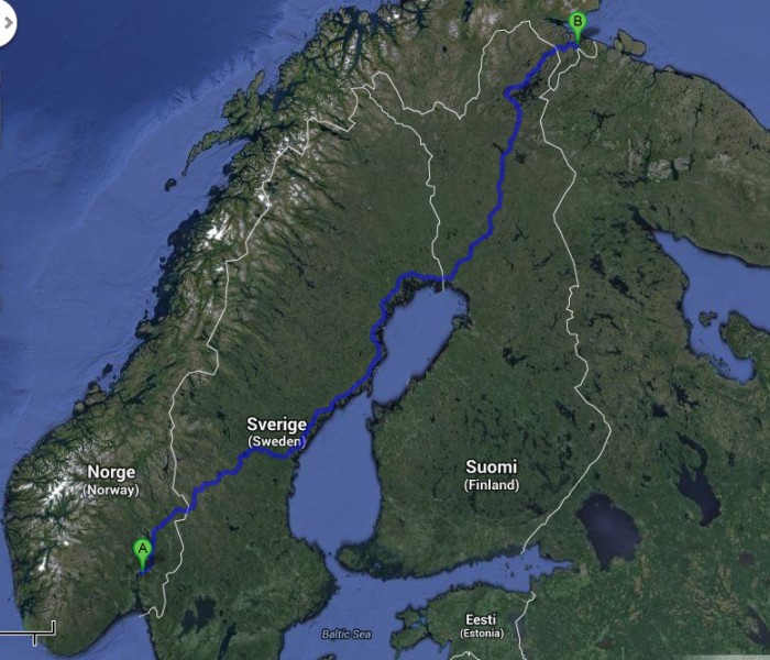 Oslo - Kirkenes