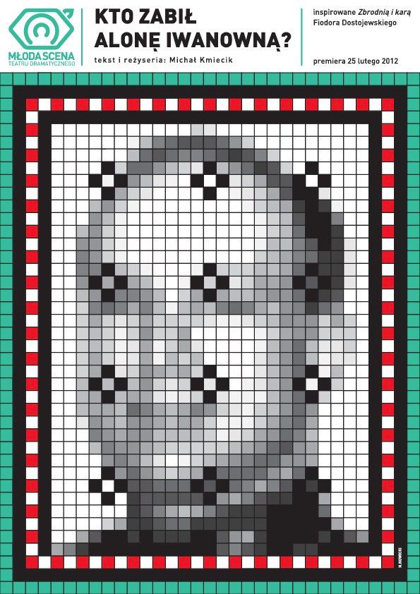 Breivik na plakacie reklamującym polską sztukę teatralną