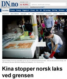 Chińczycy przetrzymują na granicy norweskiego łososia