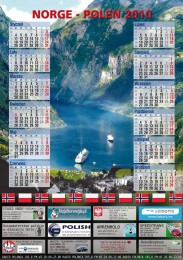 PIERWSZY POLSKO - NORWESKI KALENDARZ 2010