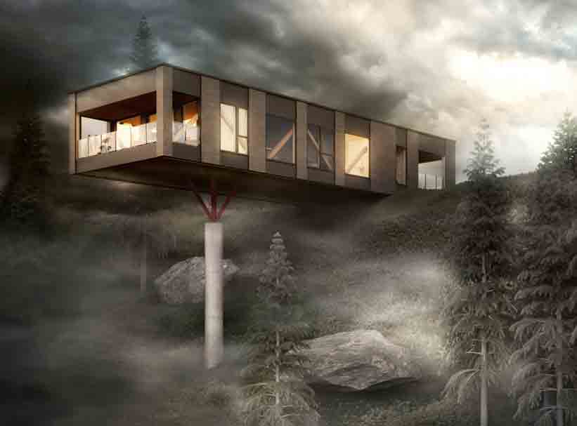 Chatka  w nowoczesnym wydaniu