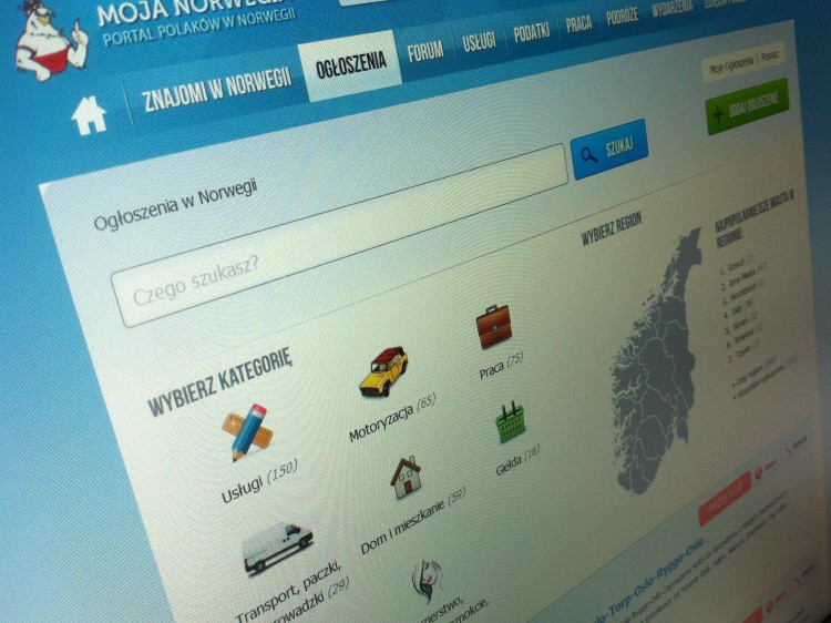 Ogłoszenia w Norwegii w nowej i pięknej formie