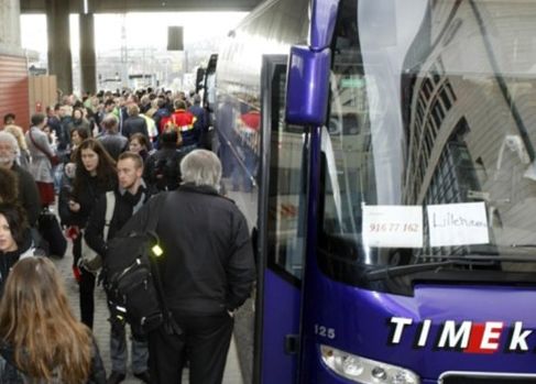 Postój pociągów w Oslo i okolicach