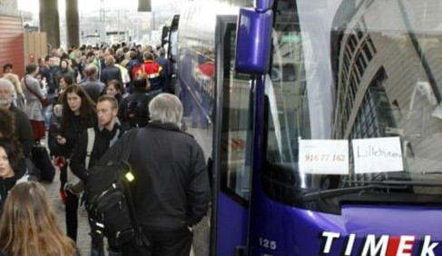 Postój pociągów w Oslo i okolicach