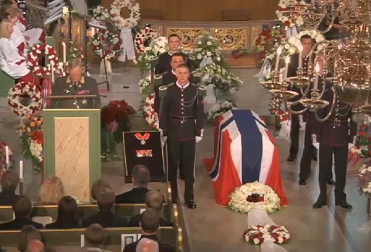 Norwegia żegna bohatera wojennego