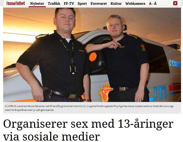 policjanci z fosen
