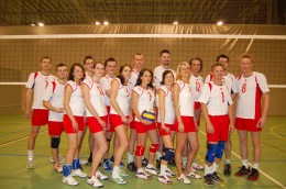 Turniej siatkarski z drużyną Polonii 