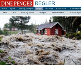 Wiosenna powódź Bergen. Najwyższy stan wody od 2007 roku!