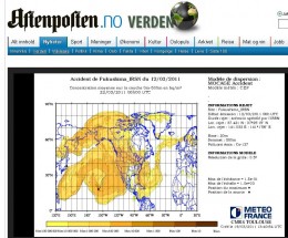 Promieniowanie z elektrowni atomowej Fukushima nad Europą