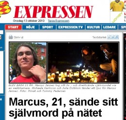 Samobójstwo na żywo