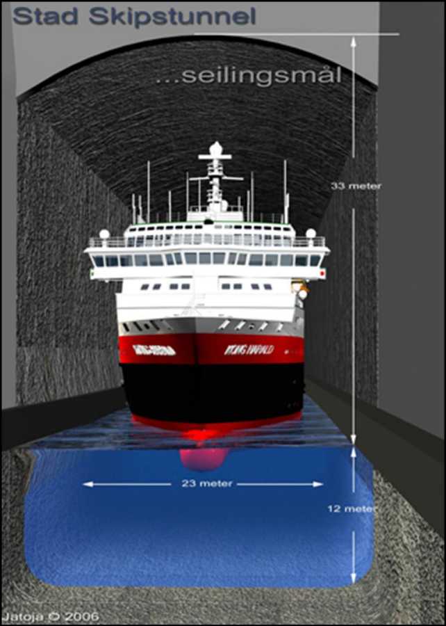 W Norwegii powstanie tunel dla... statków