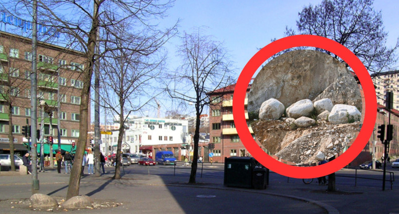 Zagrożenie w centrum Oslo. Skały spadły między blokami mieszkalnymi