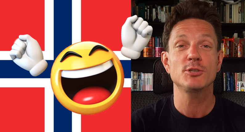 Korona norweska leci do góry