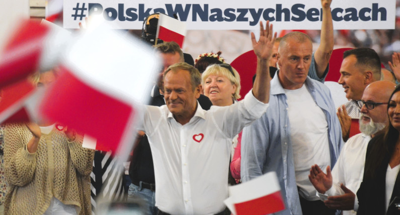 Exit poll 2023. Donald Tusk ogłosił koniec rządów PiS