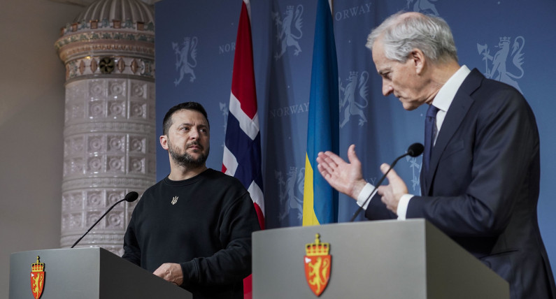 Prezydent Ukrainy odwiedza Norwegię. Zełenski spotka się z premierem Støre