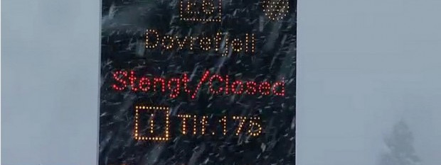 Chaos na drogach w Norwegii