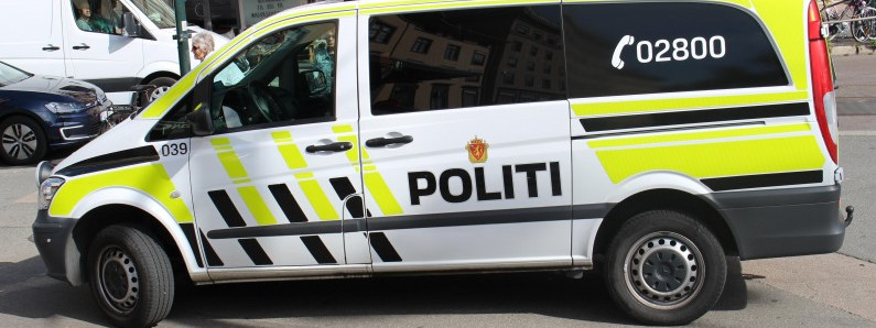 Uzbrojona policja patroluje teren przy przedszkolu