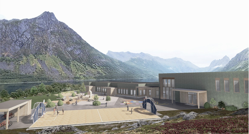 Nowa szkoła za 132 mln NOK. W Gryllefjord powstanie też sala gimnastyczna