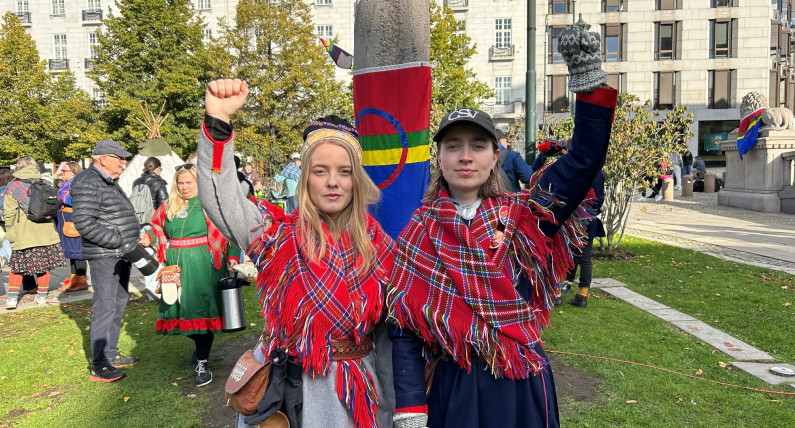 Demonstracja Samów w Oslo. Rząd od dwóch lat narusza prawa człowieka