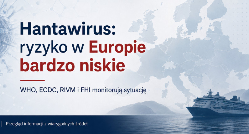 Aktualizacja ws. hantawirusa na statku wycieczkowym. Ryzyko dla mieszkańców Europy oceniane jako bardzo niskie