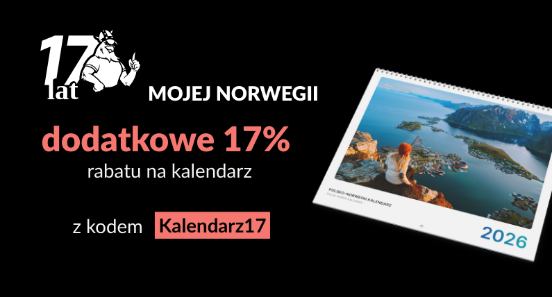Urodzinowa promocja: dodatkowe 17% zniżki na kalendarz z kodem: Kalendarz17 - tylko dziś (24.11) do północy!