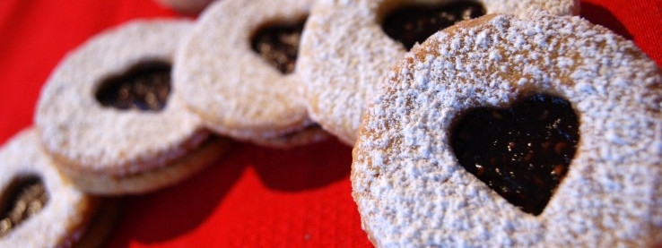 Kruche ciasteczka na Walentynki