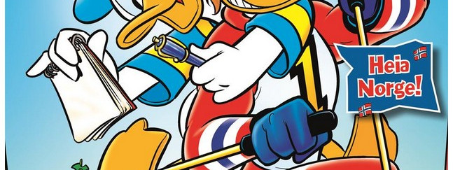 Northug przedstawiony jako świnia w szwedzkim komiksie