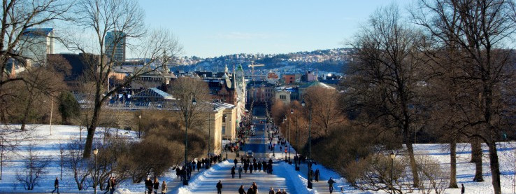 Są nikłe szanse na białe święta w Oslo