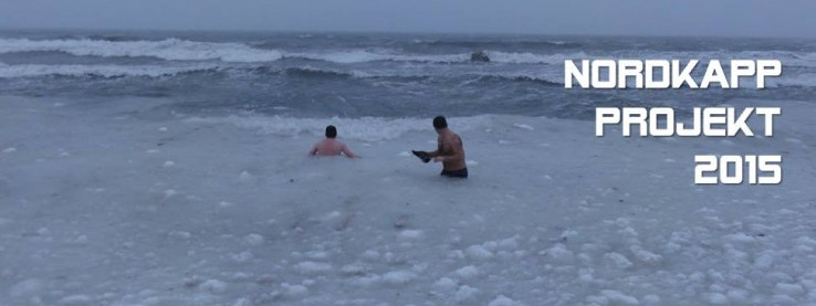 Zimowa kąpiel w arktycznych wodach