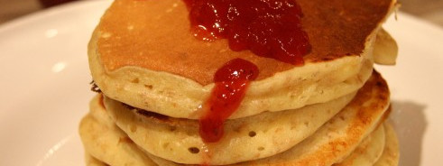 Placki z cottage cheese i otrębami