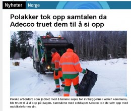 Polacy wytoczyli pozew sądowy Adecco, za bezpodstawne zwolnienie z pracy