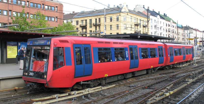 Duże opóźnienia metra w Oslo 